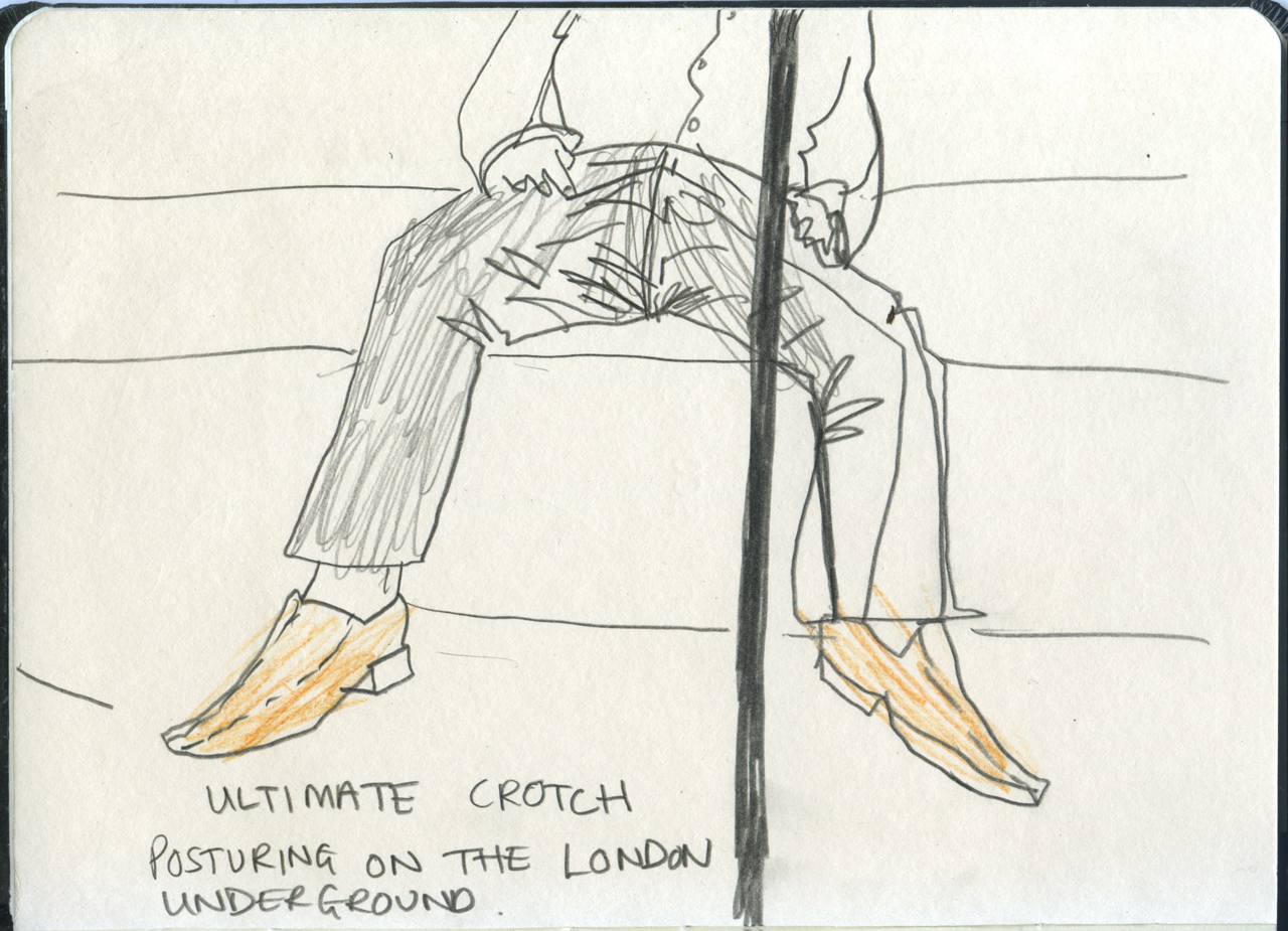Combative Sexual Posturer on the Northern Line